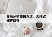 官网入口-葡萄牙被德国淘汰，无缘欧洲杯四强